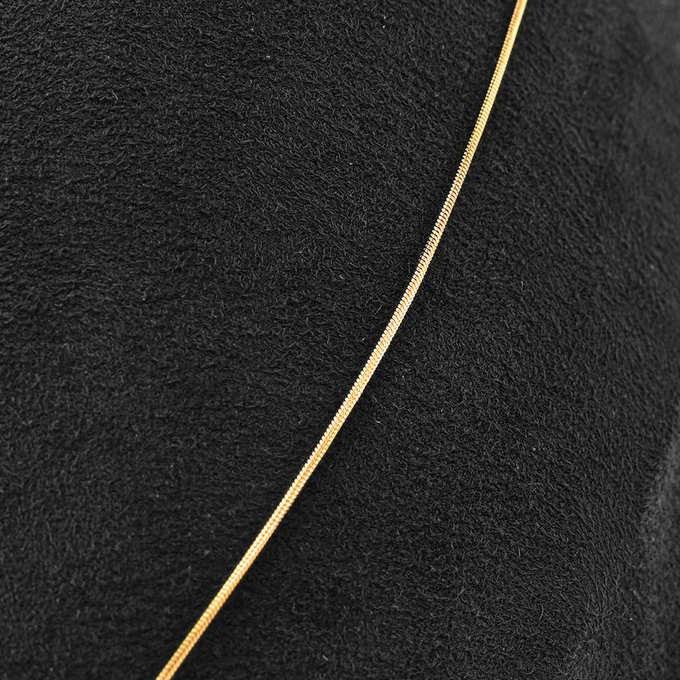 18KT Gold Plated Tied Heart Pendant Necklace